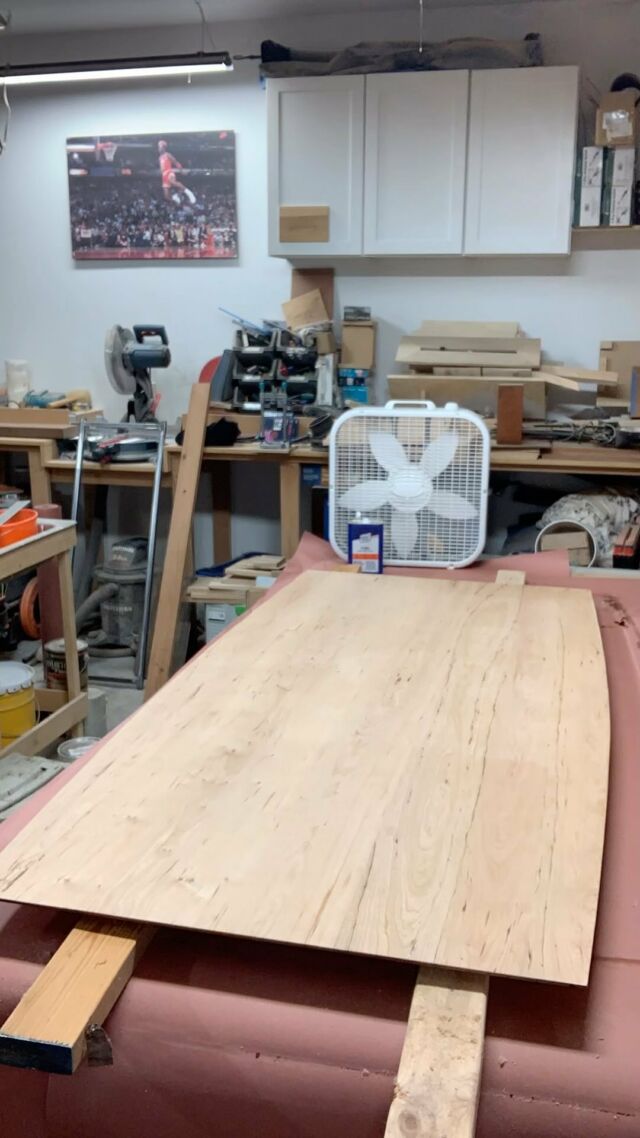 Finishing the top!  #customfuniture #custommade #customdesign