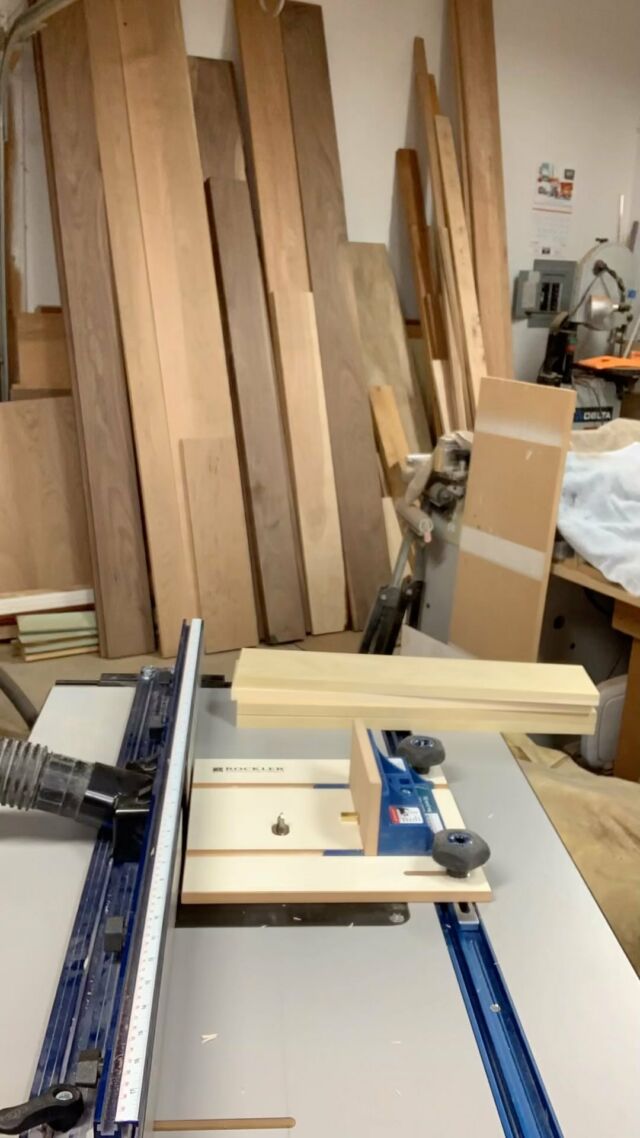 Making drawers for the nightstand. #customwoodworking #customfurnituremaker #customfurniture #customfurnituredesign