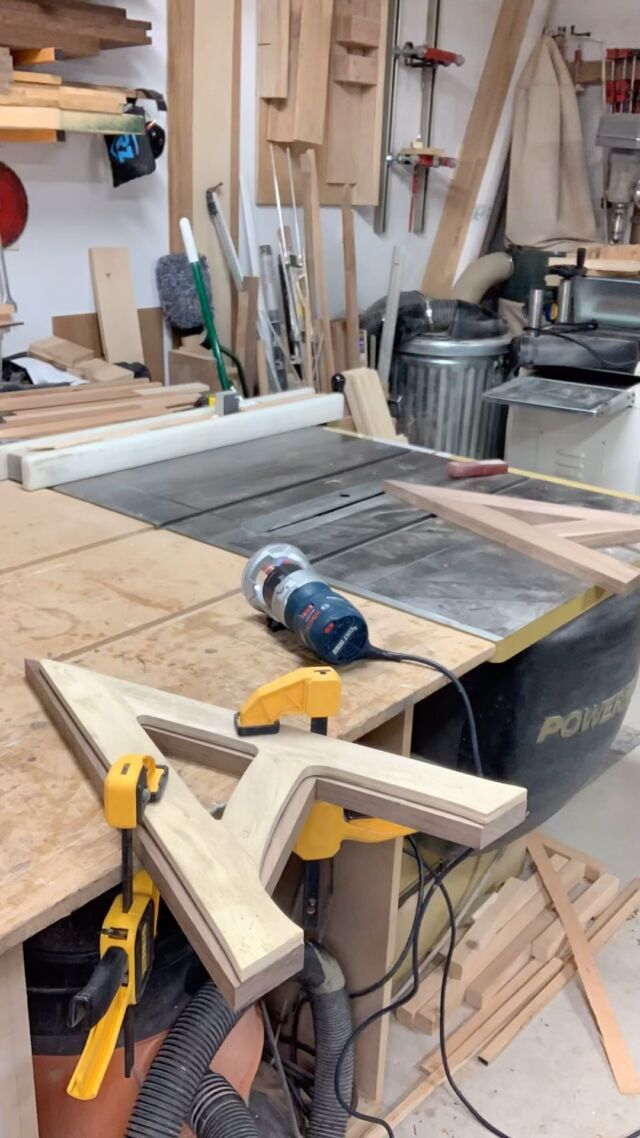 Having lots of fun shaping the legs. #customwoodwork #customwoodworking #custommade #woodworking